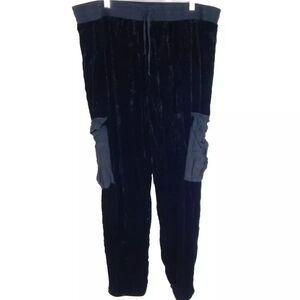 4 Love And Liberty Velvet Cargo Pants